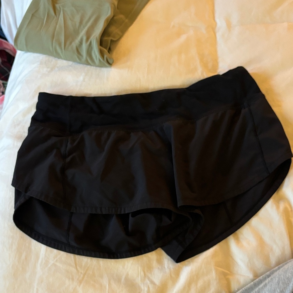 lululemon Black speed up Shorts